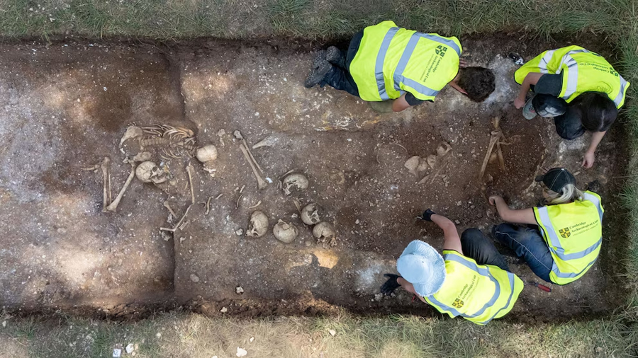Descubren en Inglaterra una fosa común de la época vikinga con cuerpos mutilados y un gigante