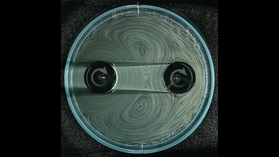 Ingenieros neoyorquinos crean ‘engranajes líquidos’ con dos cilindros lisos que transmiten rotación sin contacto, evitando el desgaste y los atascos de los engranajes tradicionales
