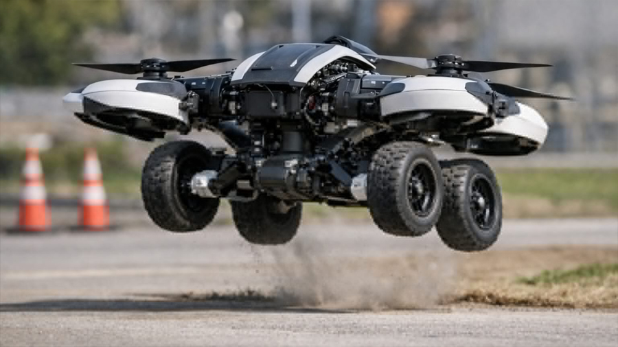 Investigadores en EU crean un robot volador que se transforma en vehículo terrestre aún en el aire