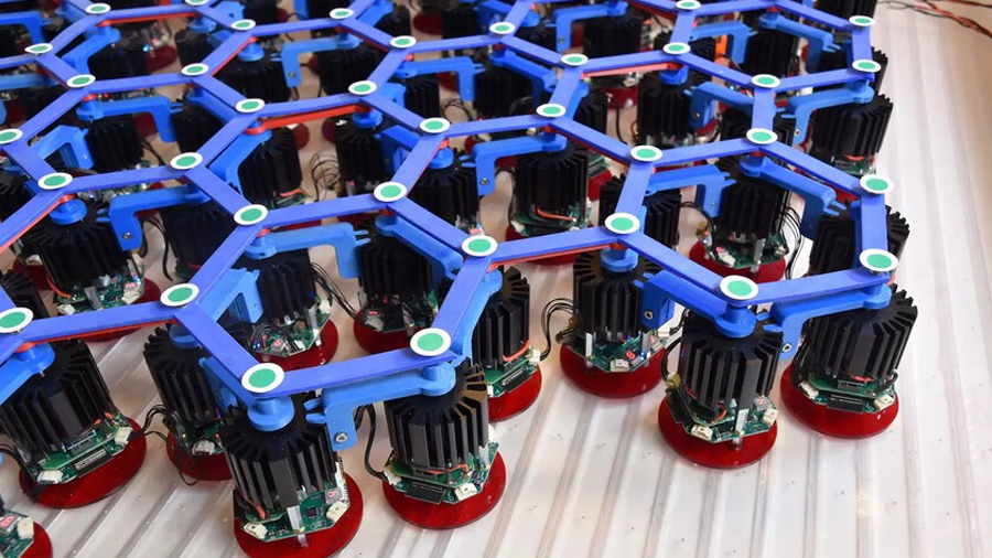 Crean material inteligente que aprende, cambia de forma y se mueve solo sin necesidad de un cerebro central