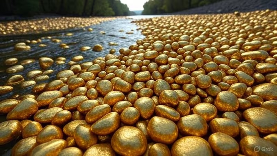 Descubren un río con toneladas de oro y le pertenece todo a un solo país