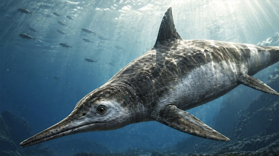 Descubren en Alemania un ictiosaurio del Jurásico