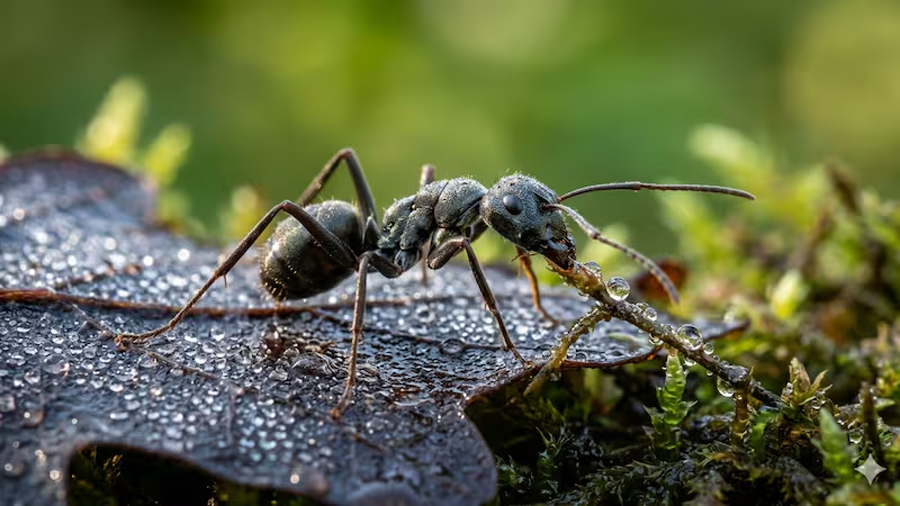 Descubren una nueva especie de araña que imita a hormigas para cazar y evitar depredadores