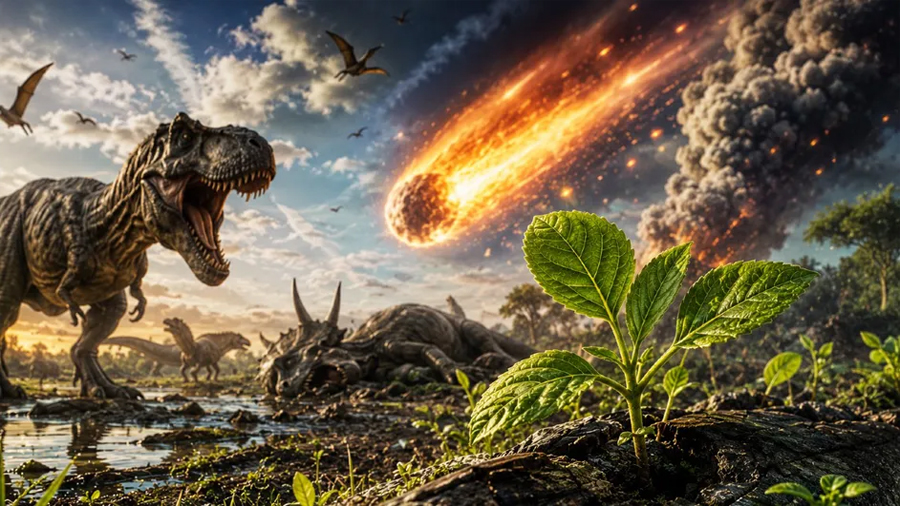 Los científicos descubren por qué hubo plantas que sobrevivieron al meteorito