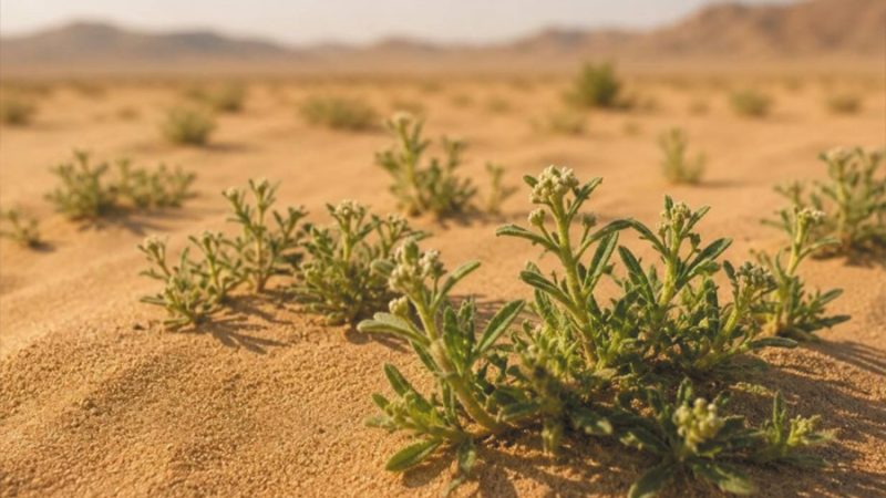 No solo tierra: descubren en Israel que las plantas pueden alimentarse del polvo del desierto