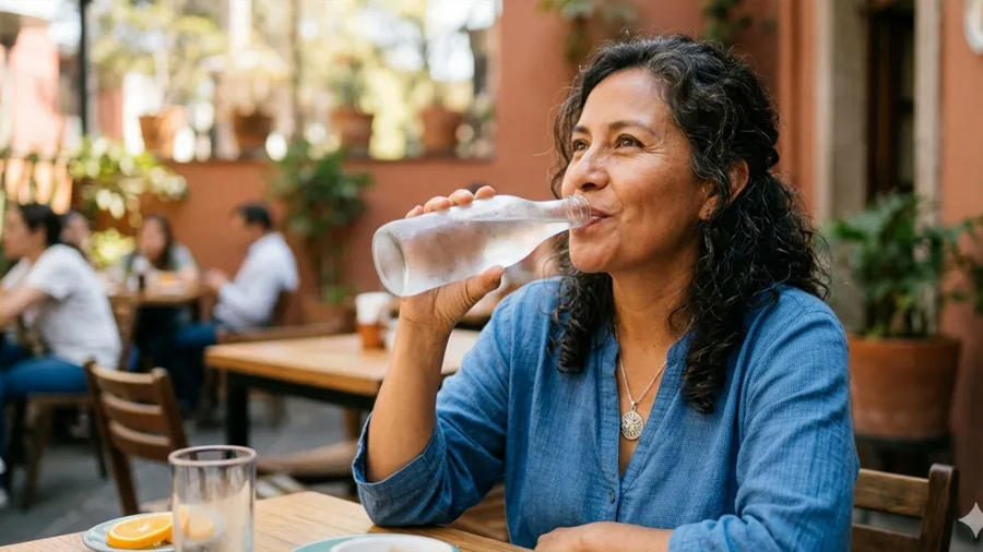 Hidratación después de los 40: Pros y contras de beber agua mineral según la Ciencia