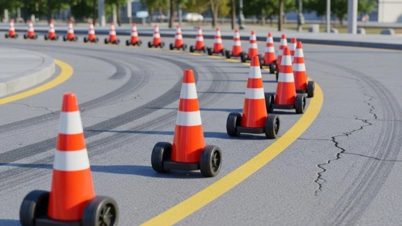 ¡Tecnología mexicana al rescate! El IPN desarrolla conos robotizados para mejorar la seguridad vial