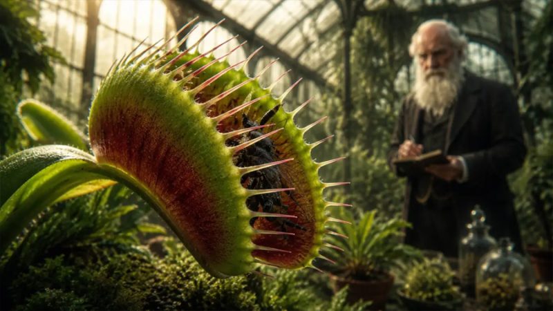 151 años después de Darwin, científicos descubren por fin cómo la Venus atrapamoscas caza a su presa en menos de un segundo