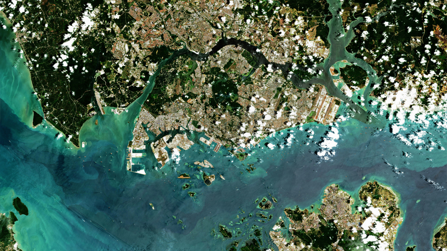 Imágenes satelitales para llevar a cabo un seguimiento de los cambios medioambientales
