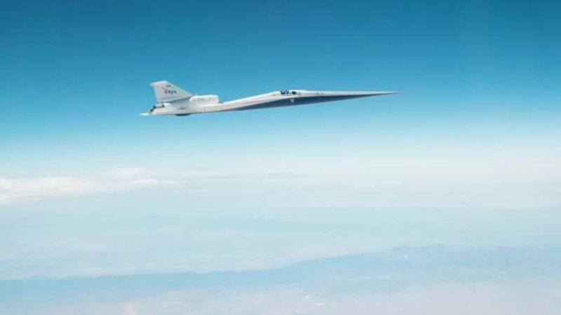 El revolucionario avión silencioso X-59 vuela más rápido y alto que nunca antes