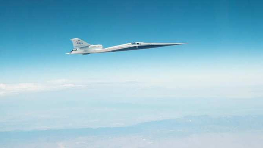 El revolucionario avión silencioso X-59 vuela más rápido y alto que nunca antes