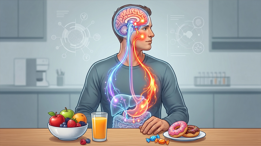 Sobrepeso, sensación de saciedad al comer y los distintos papeles de la fructosa y la glucosa