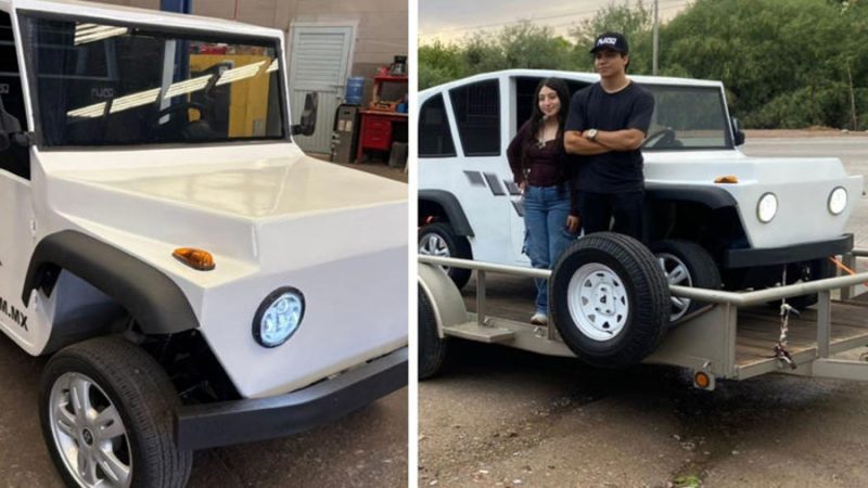Estudiantes de Sonora crean auto eléctrico compacto y de bajo costo; podría comenzar a venderse en 2028