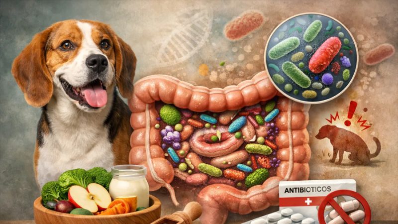 Cómo influye la alimentación en la microbiota intestinal de los perros