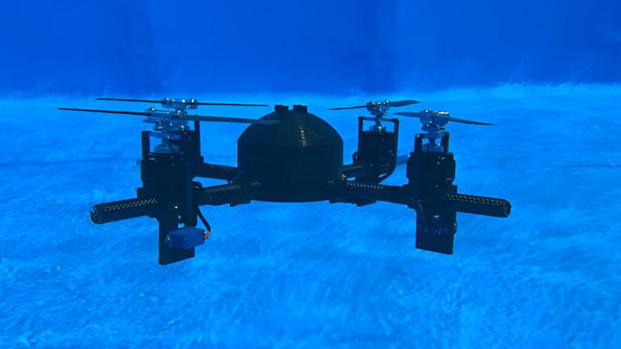 Estudiantes crearon un dron híbrido: vuela por los aires y luego se sumerge sin problemas en el agua