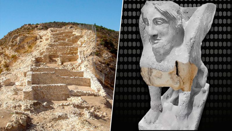 Romper arte antiguo para crear nuevo es útil. Hasta que han encontrado una esfinge romana incrustada en una escalera de Alicante