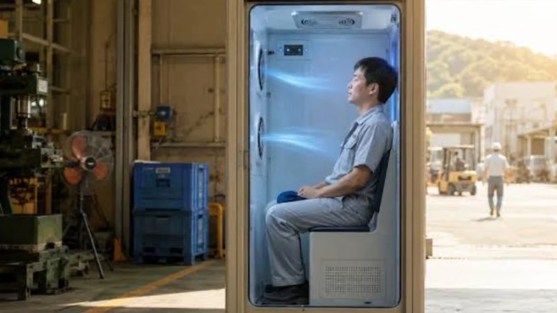 Japón inventa la nevera para humanos contra el calor insoportable