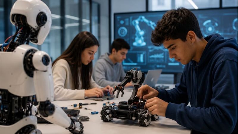 Robots, innovación y liderazgo: así se preparan los jóvenes para los empleos del futuro