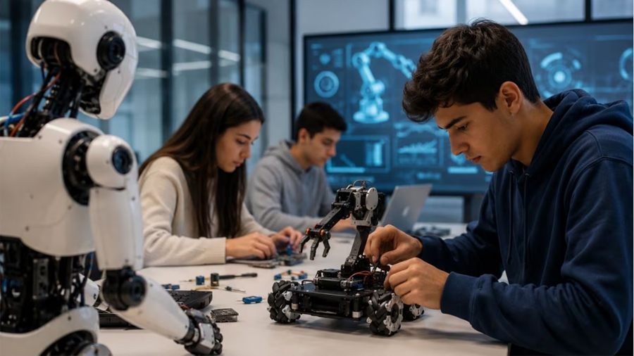 Robots, innovación y liderazgo: así se preparan los jóvenes para los empleos del futuro