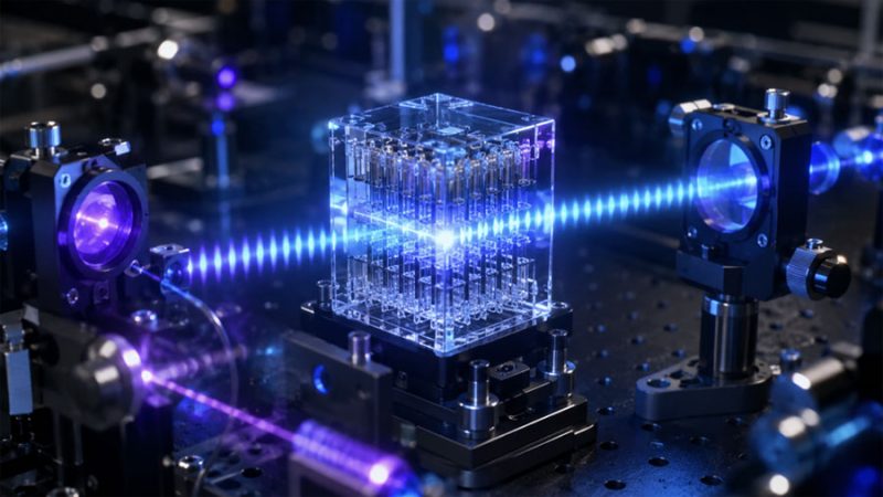 Crean el primer cristal temporal fotónico totalmente óptico