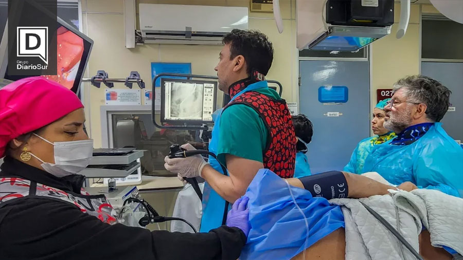 Realizan primera colangioscopía con tecnología SpyGlass en hospital de Coyhaique