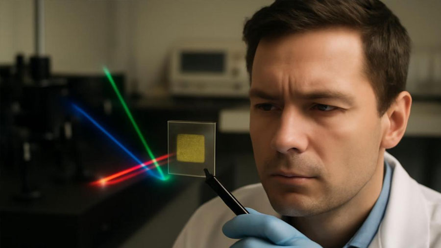 Un pequeño cristal de oro podría revolucionar la tecnología cuántica a temperatura ambiente