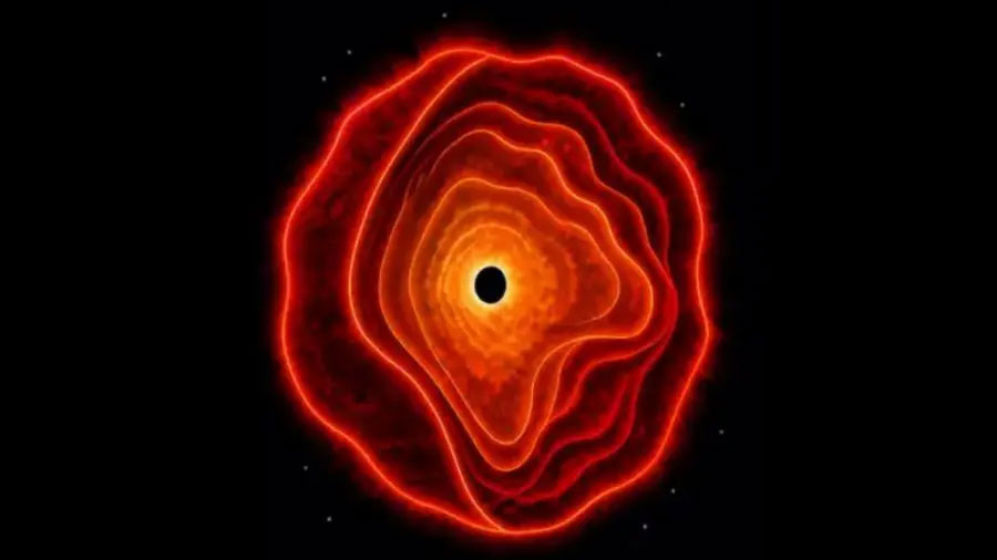 Descubren una posible estrella agujero negro con el telescopio James Webb