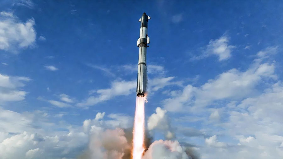 Comienzan las pruebas para capturar la nave espacial Starship con la torre Mechazilla