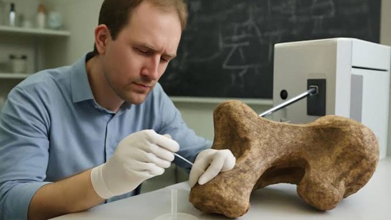 Descubren colágeno original en huesos de dinosaurios de 66 millones de años
