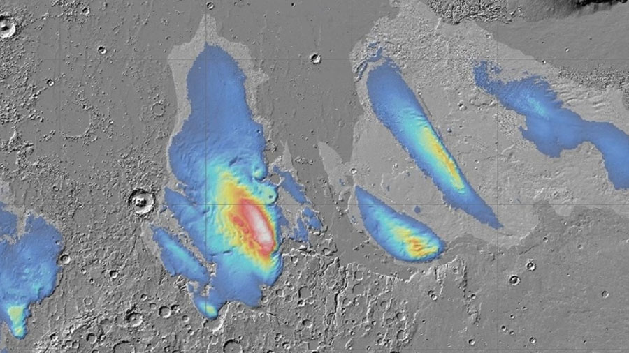 Descubren una enorme reserva de hielo bajo Marte: podría cubrir todo el planeta con hasta 2,7 metros de agua