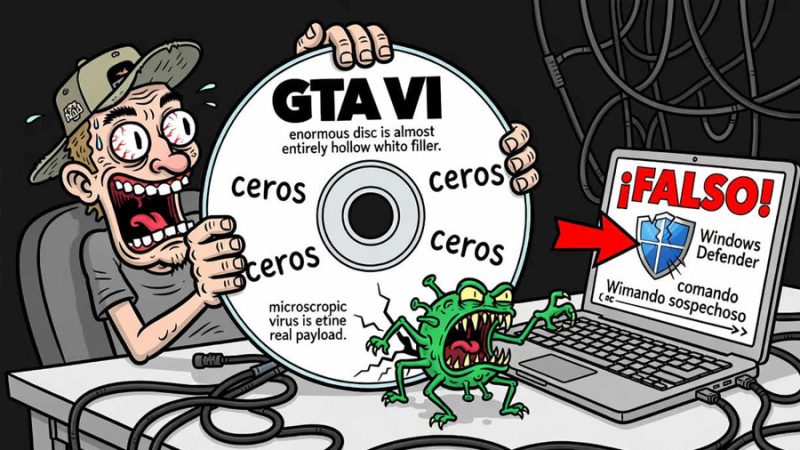 Falso ISO de GTA VI de 113 GB escondería malware, según investigadores