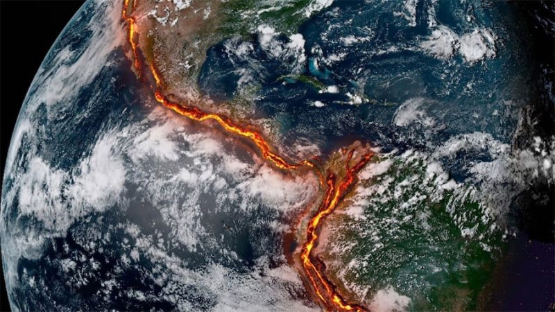 México, Colombia y Perú: tres Países que son parte del Cinturón de Fuego