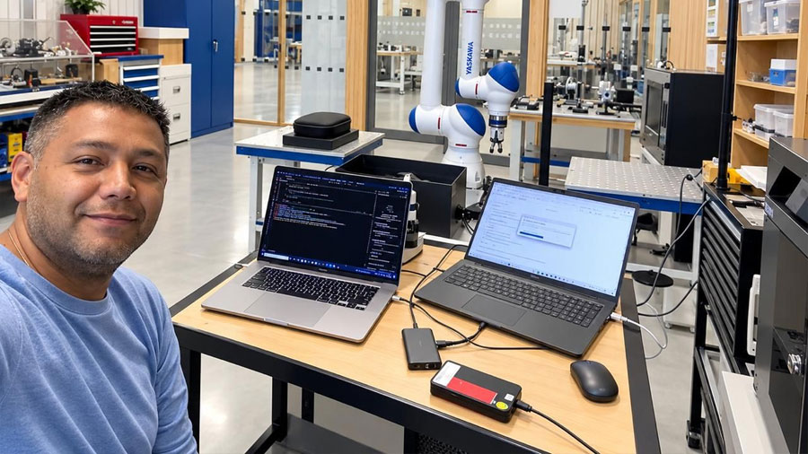IBERO desarrolla tecnología para operar desde México un brazo robótico ubicado en Suecia