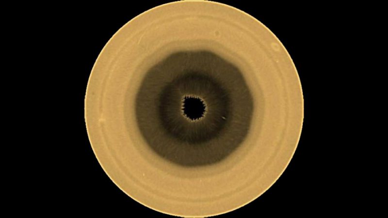 Descubren una estructura en forma de decágono en las nubes de Saturno