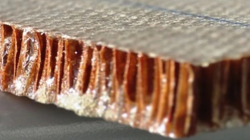 Investigadores suizos desarrollan un material ignífugo para el interior de aviones y trenes que puede reciclarse como una botella de plástico