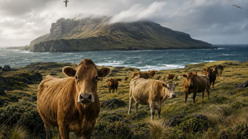 En 1871, un granjero abandonó cinco vacas en una isla remota. 130 años después, los científicos analizaron su ADN y quedaron helados: qué hallaron