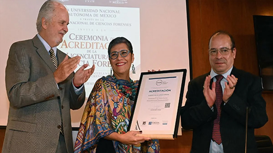 Licenciatura en Ciencia Forense de la UNAM recibe acreditación; busca fortalecer justicia con labor científica
