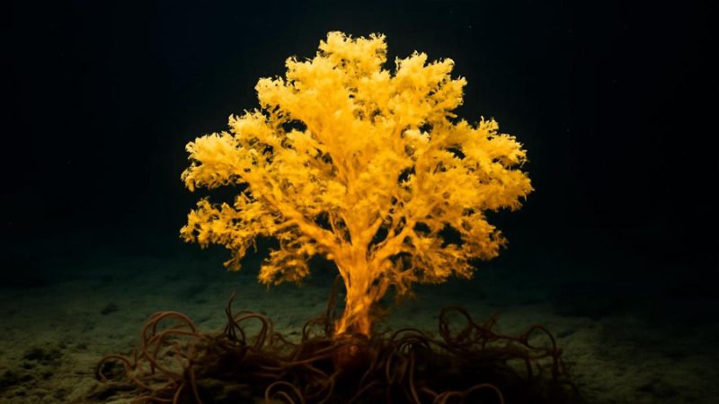 Descubren un coral amarillo único en Costa Rica y crean una nueva familia para clasificarlo