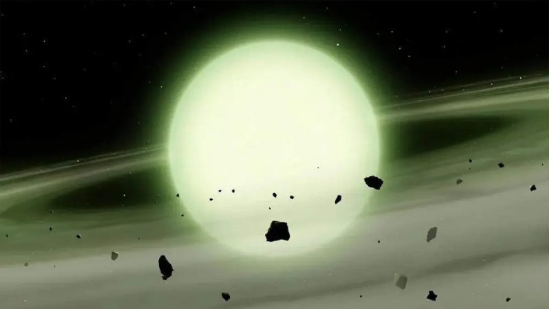 Astrónomos descubren la primera estrella verde del universo