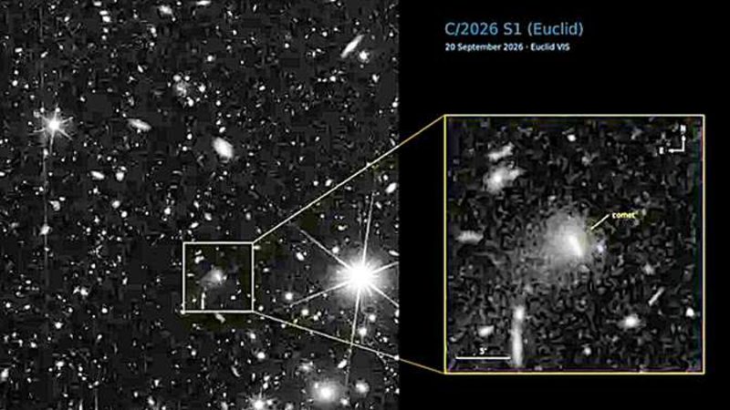 Descubrimiento de un nuevo cometa en una órbita inusual