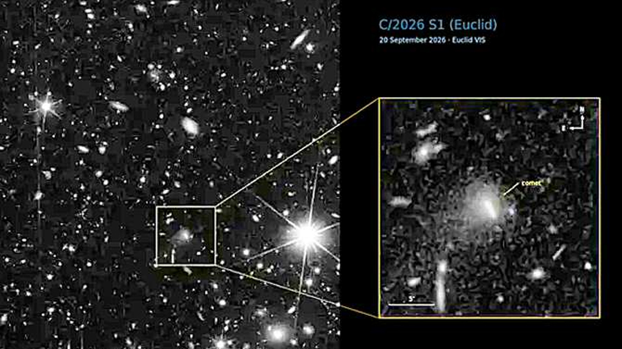 Descubrimiento de un nuevo cometa en una órbita inusual
