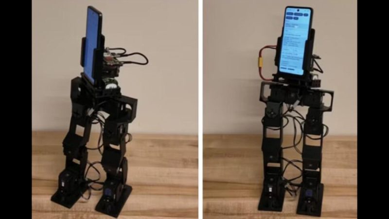 Científicos crean un robot humanoide funcional usando un celular Android antiguo como cerebro